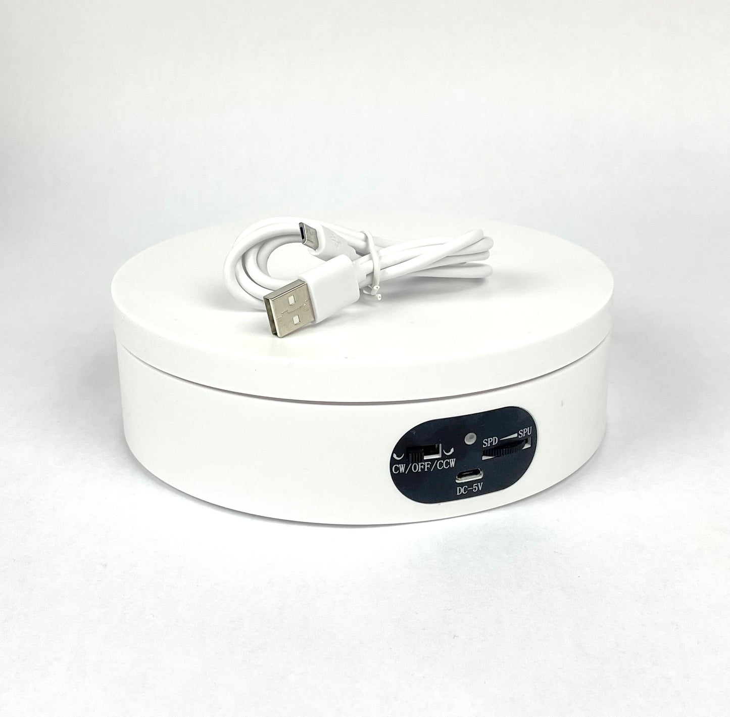 Rotating Base for 7" Snapspheres Globe (Black or White)