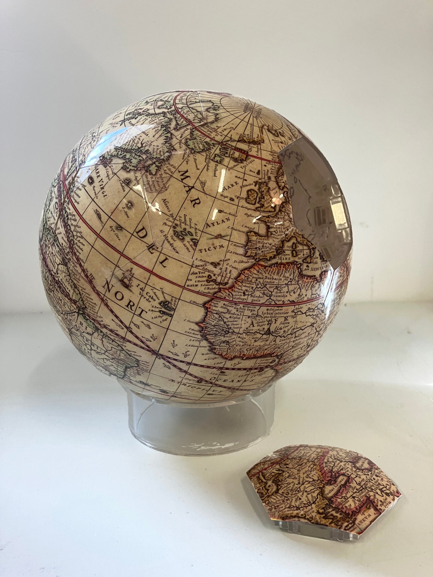 Earth - Antique Globe