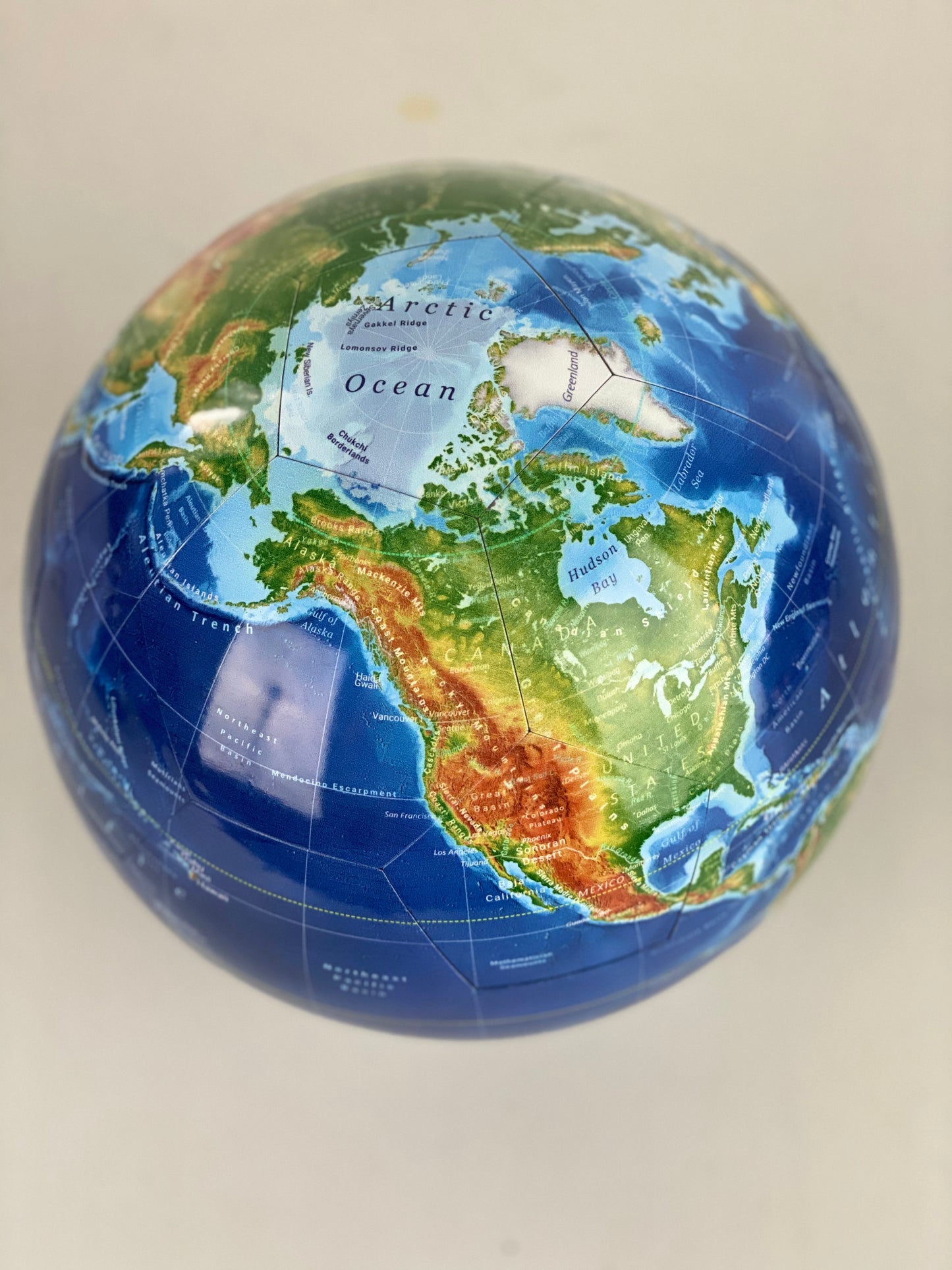 Earth - Vibrant Elevation Globe