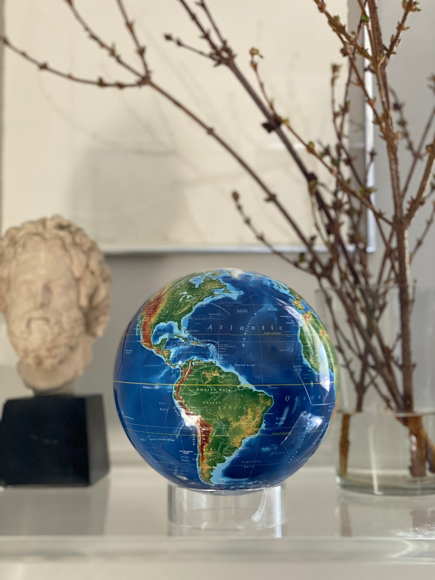 Earth - Vibrant Elevation Globe