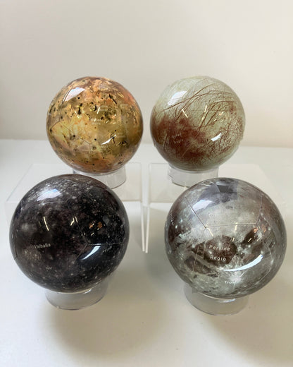 Galilean Moons - Io, Europa, Ganymede, & Callisto