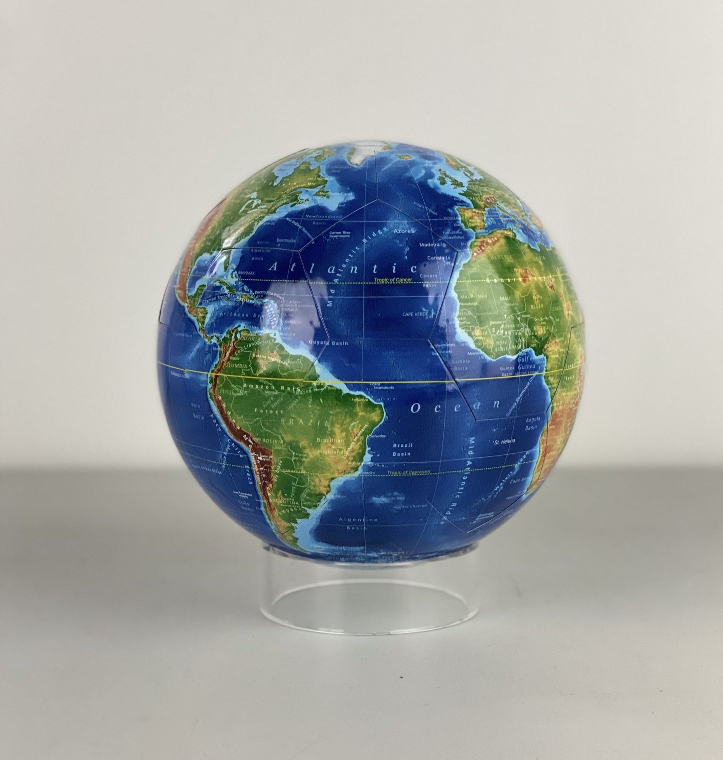 Vibrant Elevation Earth Globe - 7.3"