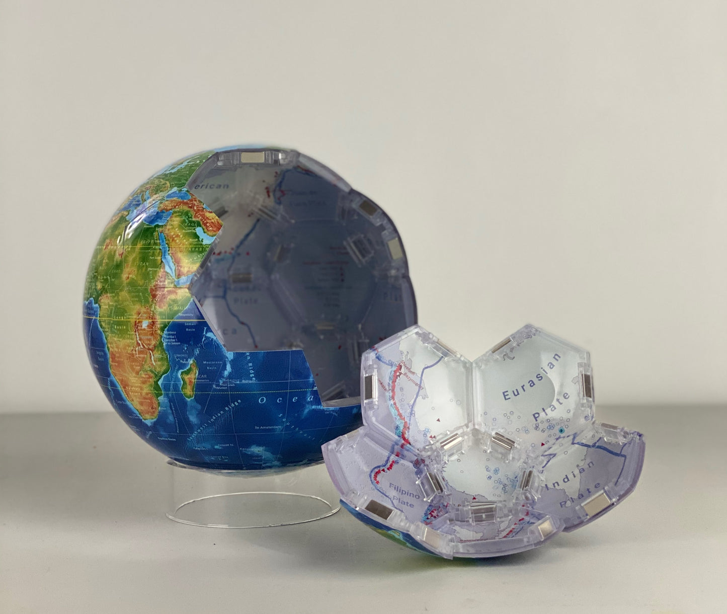 Vibrant Elevation Earth Globe - 7.3"